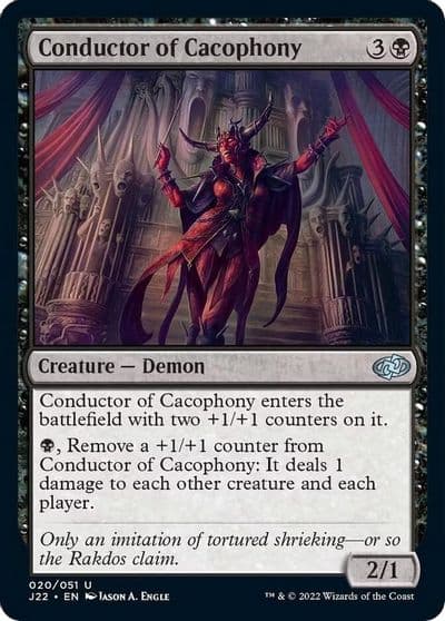 Conductor of Cacophony Jumpstart 2022 Magic card