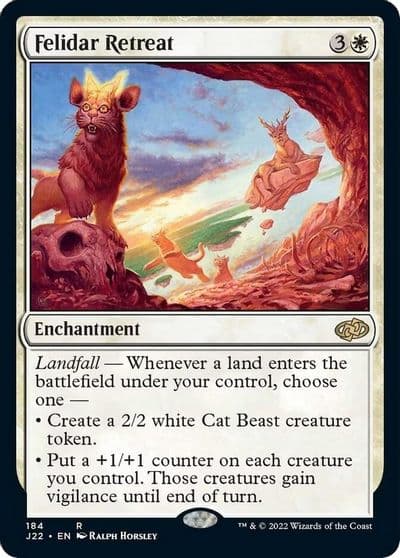 Felidar Retreat Jumpstart 2022 Magic card