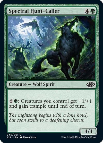 Spectral Hunt Caller Jumpstart 2022 Magic card