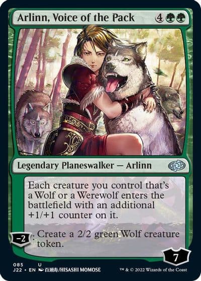 Arlinn Voice of the Pack Jumpstart 2022 Magic card
