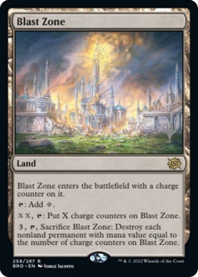 Blast Zone BRO Promo Pack: The Brothers' War Magic card