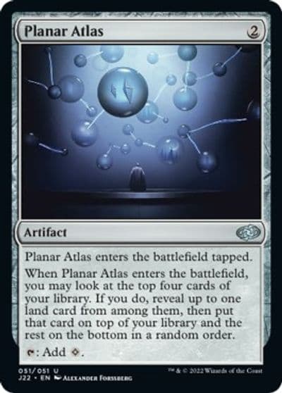 Planar Atlas Jumpstart 2022 Magic card