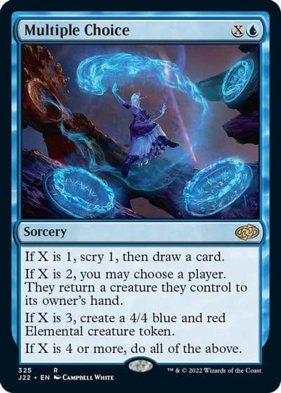 Multiple Choice Jumpstart 2022 Magic card