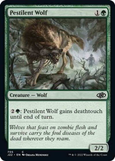 Pestilent Wolf Jumpstart 2022 Magic card