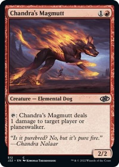 Chandras Magmutt Jumpstart 2022 Magic card