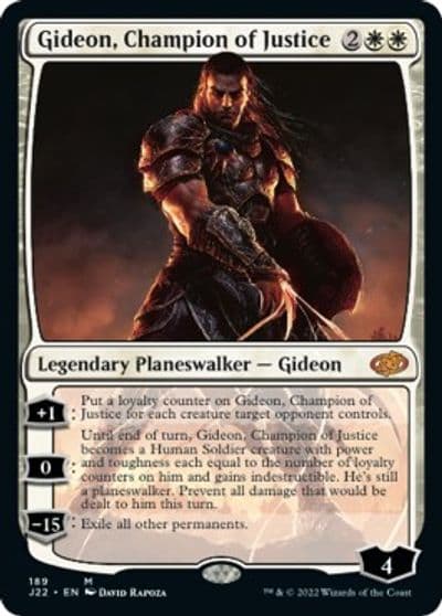 Gideon Champion of Justice Jumpstart 2022 Magic card