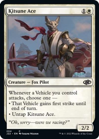 Kitsune Ace Jumpstart 2022 Magic card