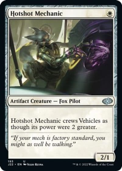 Hotshot Mechanic Jumpstart 2022 Magic card