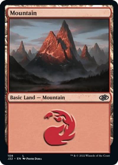 Mountain 108 Jumpstart 2022 Magic card