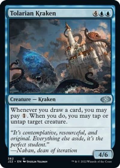 Tolarian Kraken Jumpstart 2022 Magic card