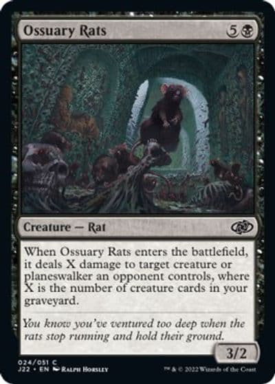 Ossuary Rats Jumpstart 2022 Magic card