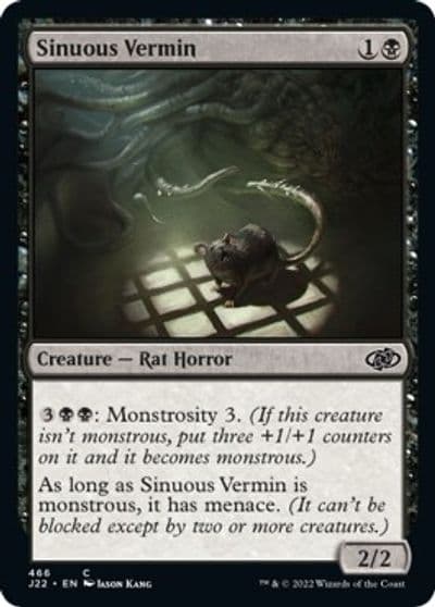 Sinuous Vermin Jumpstart 2022 Magic card