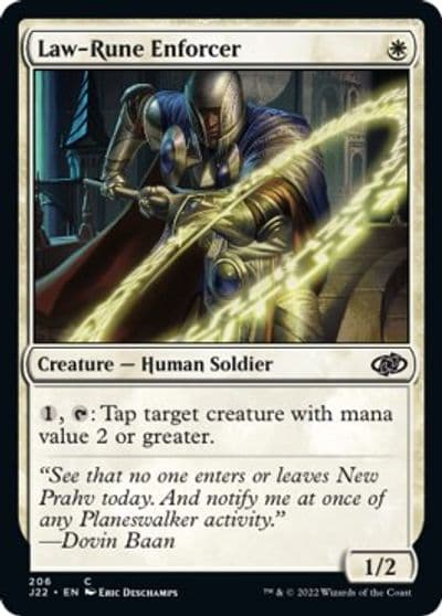 Law Rune Enforcer Jumpstart 2022 Magic card