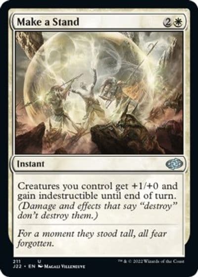 Make a Stand Jumpstart 2022 Magic card