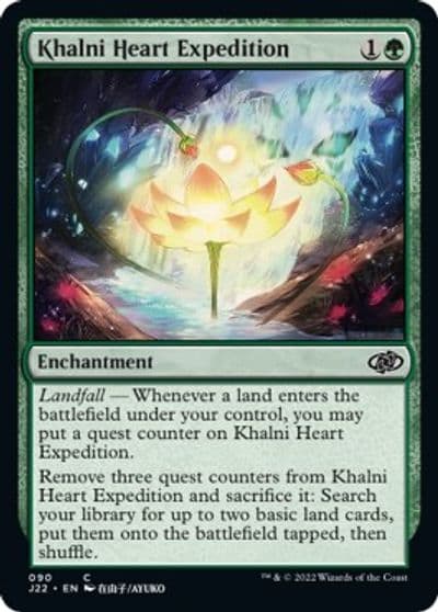 Khalni Heart Expedition Jumpstart 2022 Magic card