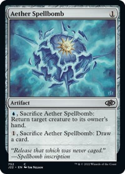 Aether Spellbomb Jumpstart 2022 Magic card