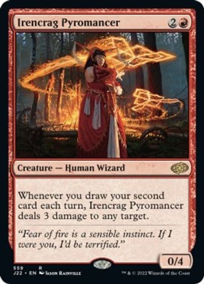 Irencrag Pyromancer Jumpstart 2022 Magic card