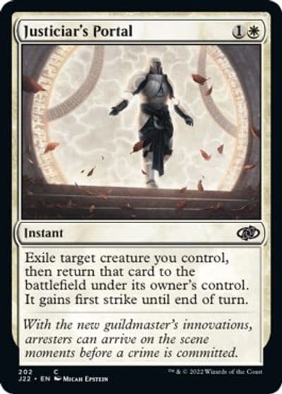Justiciars Portal Jumpstart 2022 Magic card