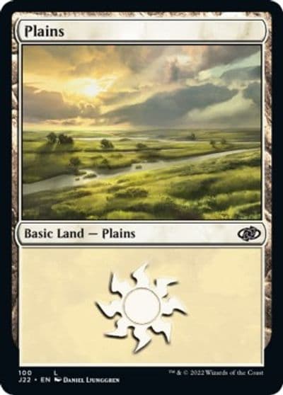 Plains 100 Jumpstart 2022 Magic card