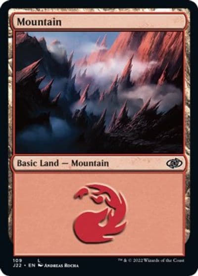 Mountain 109 Jumpstart 2022 Magic card