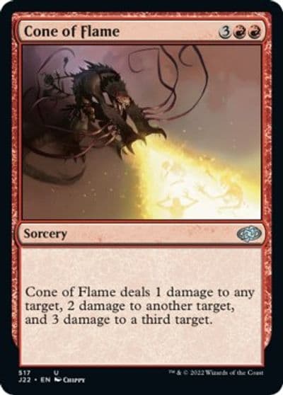 Cone of Flame Jumpstart 2022 Magic card