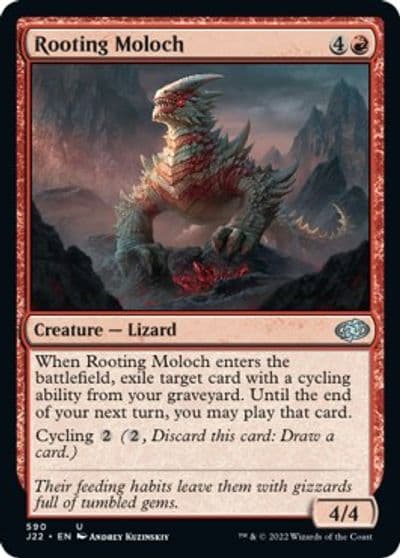 Rooting Moloch Jumpstart 2022 Magic card