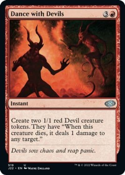 Dance with Devils Jumpstart 2022 Magic card
