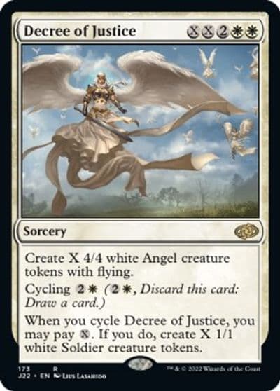 Decree of Justice Jumpstart 2022 Magic card