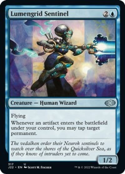 Lumengrid Sentinel Jumpstart 2022 Magic card