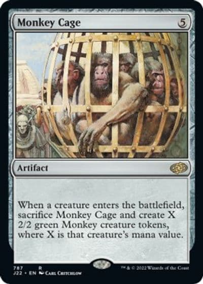 Monkey Cage Jumpstart 2022 Magic card