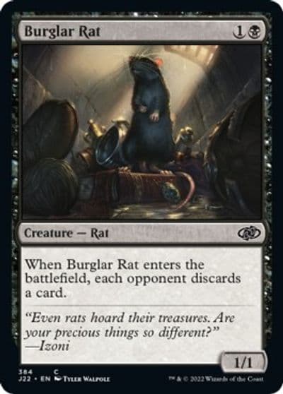 Burglar Rat Jumpstart 2022 Magic card