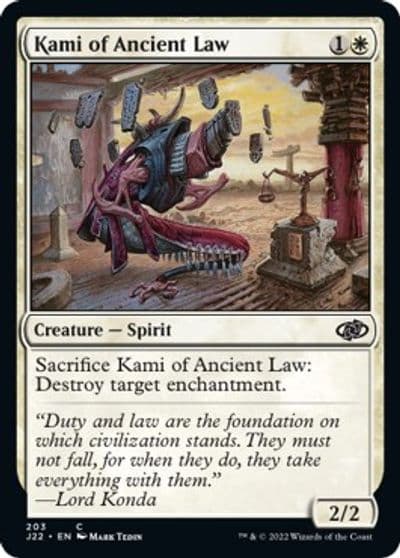Kami of Ancient Law Jumpstart 2022 Magic card