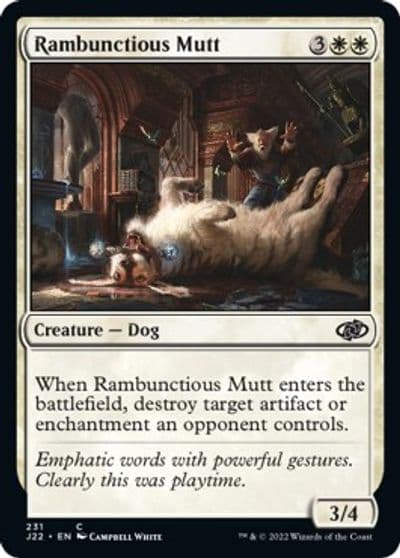 Rambunctious Mutt Jumpstart 2022 Magic card