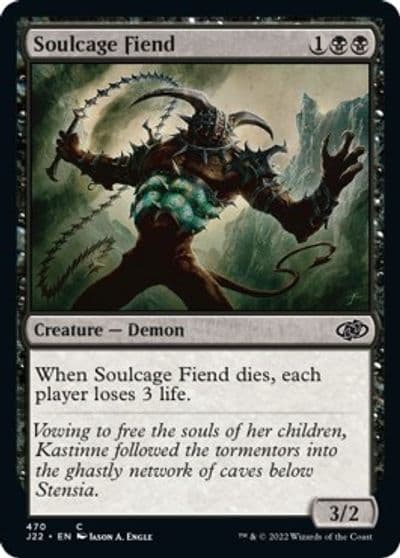 Soulcage Fiend Jumpstart 2022 Magic card