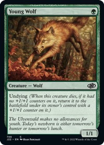 Young Wolf Jumpstart 2022 Magic card