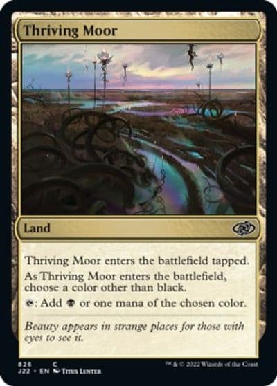 Thriving Moor Jumpstart 2022 Magic card