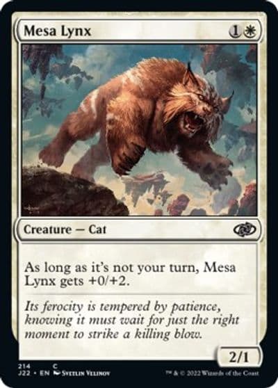 Mesa Lynx Jumpstart 2022 Magic card