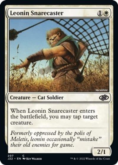 Leonin Snarecaster Jumpstart 2022 Magic card