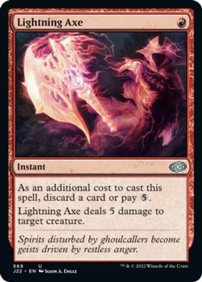 Lightning Axe Jumpstart 2022 Magic card