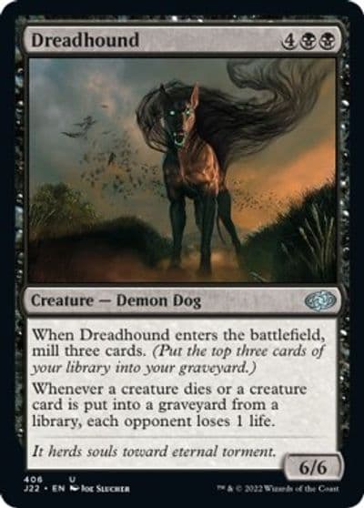 Dreadhound Jumpstart 2022 Magic card