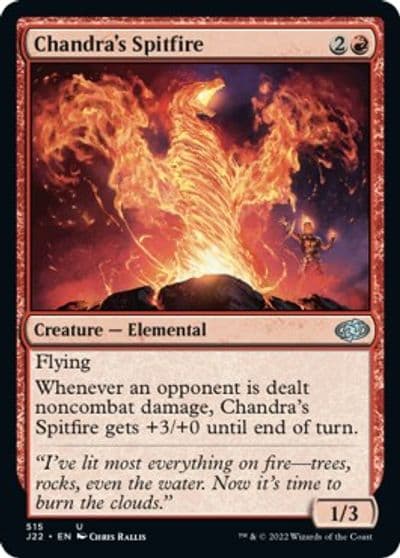 Chandras Spitfire Jumpstart 2022 Magic card
