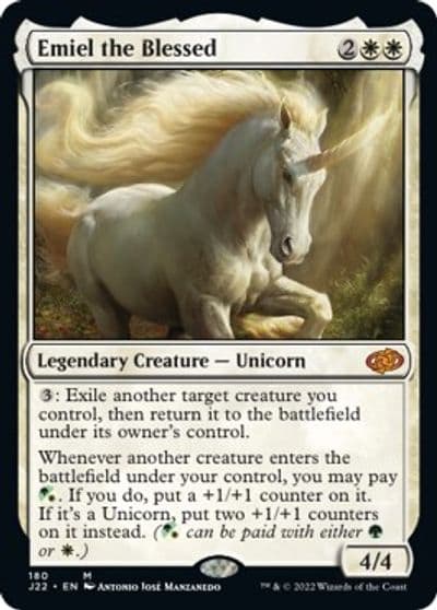 Emiel the Blessed Jumpstart 2022 Magic card