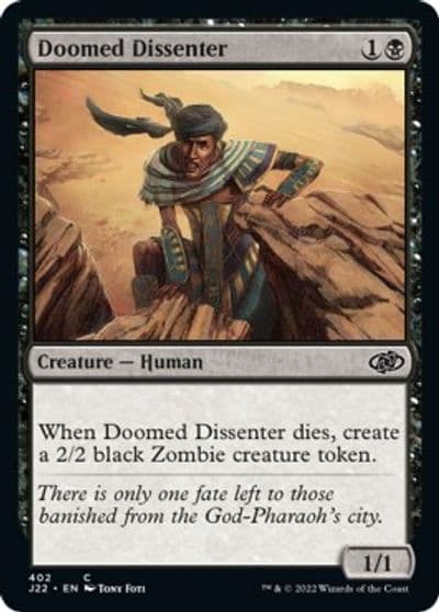 Doomed Dissenter Jumpstart 2022 Magic card