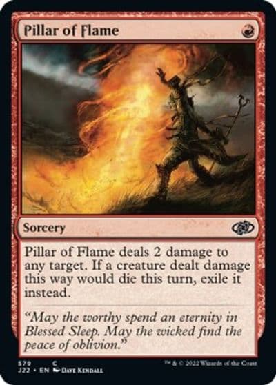 Pillar of Flame Jumpstart 2022 Magic card
