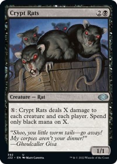Crypt Rats Jumpstart 2022 Magic card