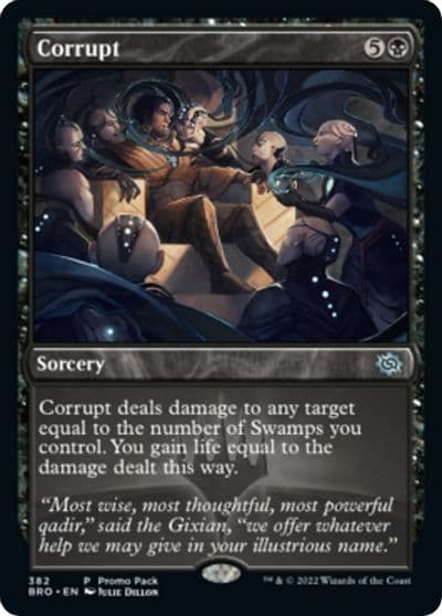 Corrupt Promo Pack: The Brothers' War Magic card