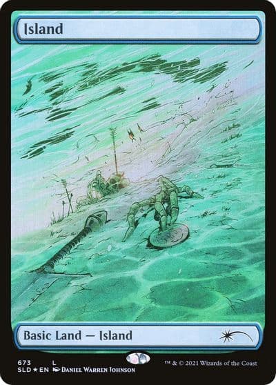 Island 673 Secret Lair Drop Series Magic card