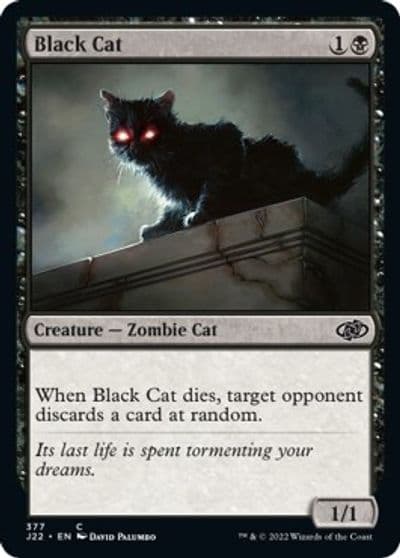 Black Cat Jumpstart 2022 Magic card