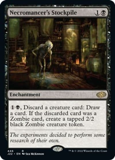 Necromancers Stockpile Jumpstart 2022 Magic card