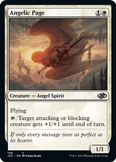 Angelic Page Jumpstart 2022 Magic card